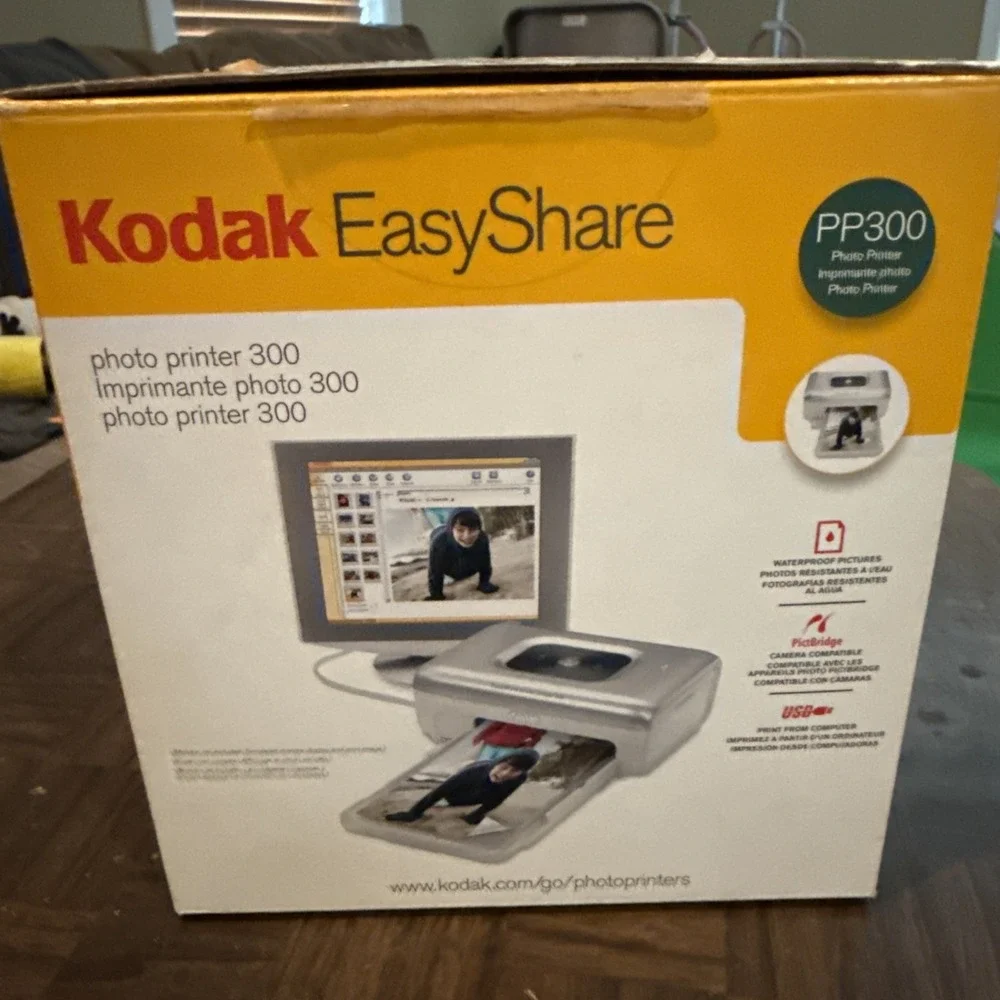 Kodak EasyShare Photo Printer 300 Opened Box Waterproof Photos Print
